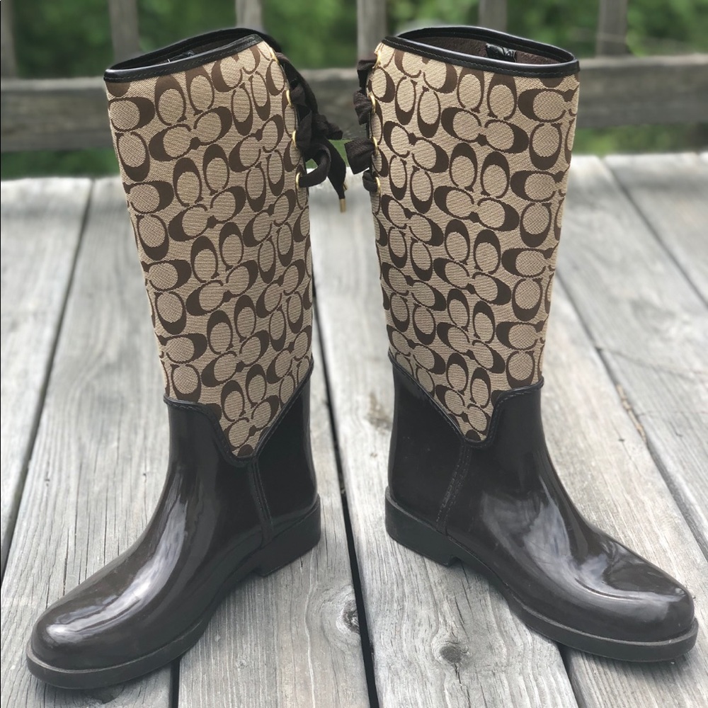 COACH “Tristee” Rain Boots